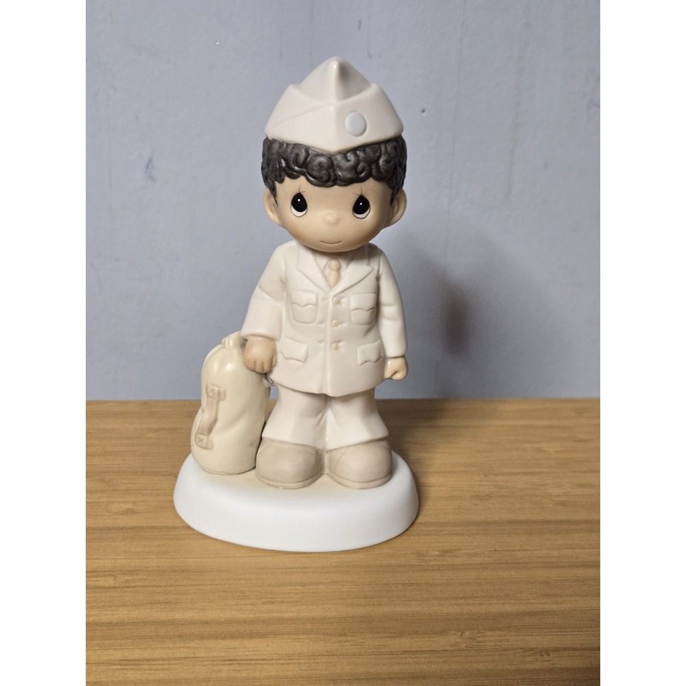 Vintage Precious Moments "Bless Those Who Serve Their Country" #527297 Army 1991